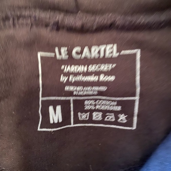 Le Cartel Black Hoodie Size Medium - Picture 4 of 5